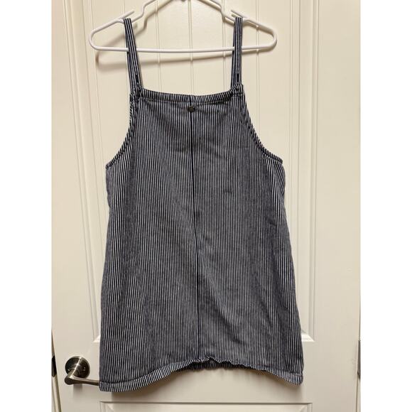 Roxy Demin Dress Tank with pockets navy white Size XL - Picture 7 of 7